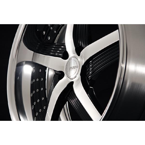 レクサスLS460タイヤホイールセットアミスタット(Amistad)C010 21インチ【厳選輸入245/35R21\u0026285/30R21】LEXUS LS600hLに最適〈タイヤ銘柄選べます〉の画像