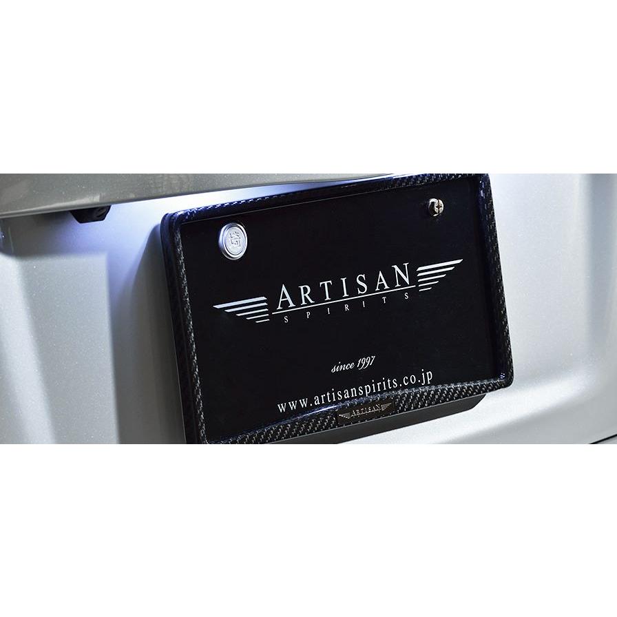 アーティシャンスピリッツ（ARTISAN）ナンバーフレーム（CFRP 綾織/平織）レクサスNX200t/300h　F SPORT　BLACKLABELL_1