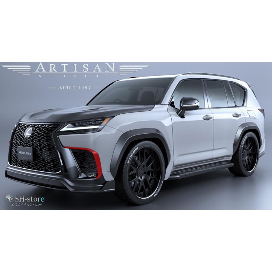 LEXUS LX600 Fスポーツ】フロントバンパーガーニッシュカーボン/FRP製