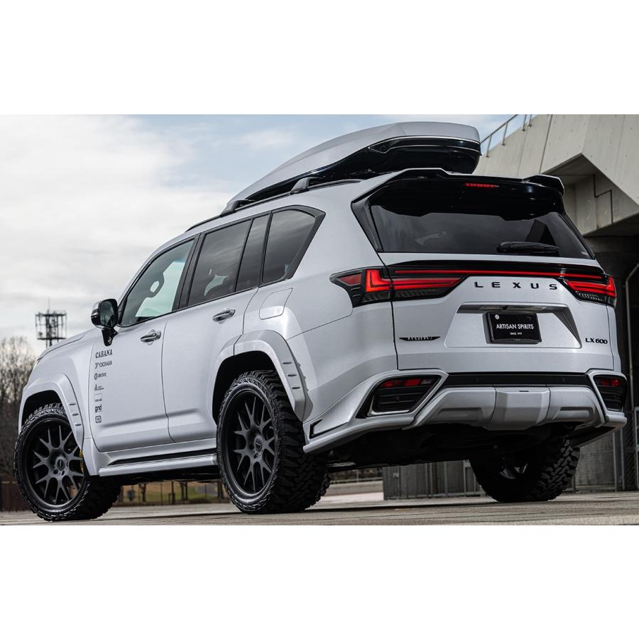 LEXUS LX600 Fスポーツ】リアルーフスポイラーカーボン/FRP製アーティ