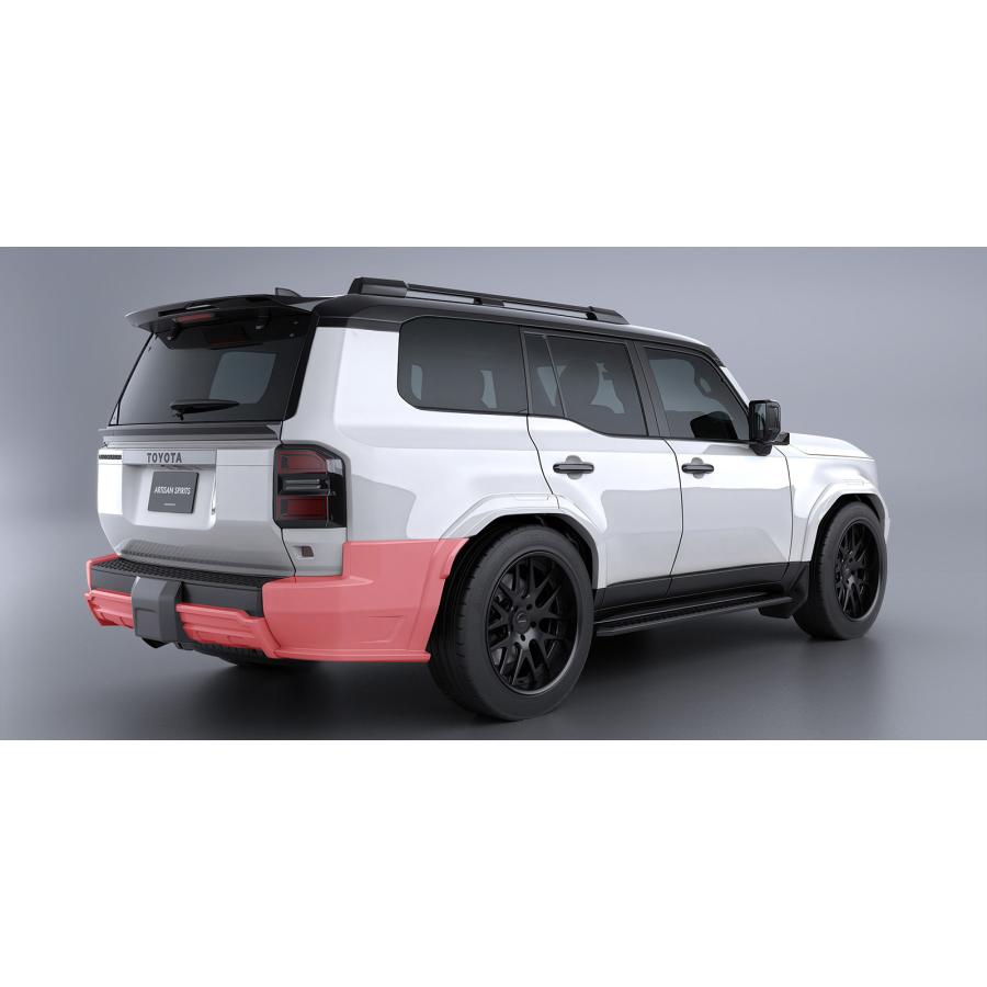 専用専用専用 250系ランドクルーザー】リアハーフスポイラーFRP製未塗装4P