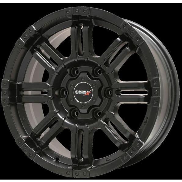 スタッドレス　ビッグウェイ(BIGWAY) ビーマッドX マットブラック 15インチ 【厳選輸入195/80R15タイヤ4本セット】ハイエースに最適〈タイヤ銘柄選べます〉
