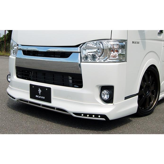4型以降　ハイエース　BLESS CREATION エアロバンパー ブレスクリエイション(BLESS CREATION) フロントリップスポイラー未