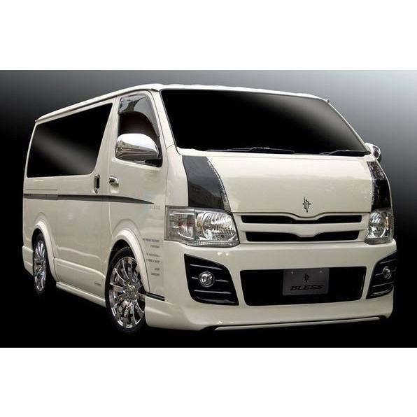 4型以降　ハイエース　BLESS CREATION エアロバンパー ブレスクリエイション(BLESS CREATION) フロントバンパー未塗装/塗装済