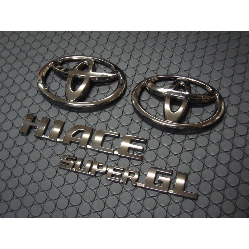 TOYOTA(トヨタ) カラードエンブレム4点セット 200系ハイエース【標準