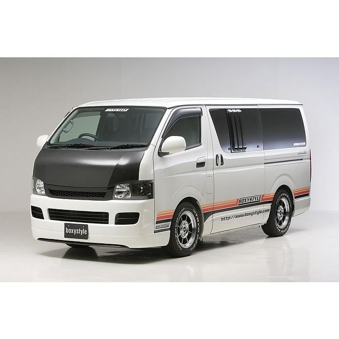 ハイエース　ボンネット(カーボン)　ナロー用　ボクシースタイル ハイエース ボンネット(カーボン) ナロー用 ボクシースタイル