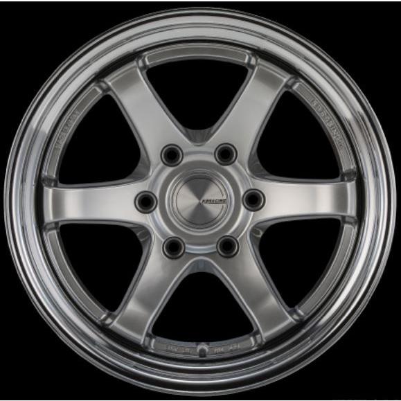 17インチ　ホイールタイヤ二本セット②説明欄お読み下さい 舞杏(カズキオート) KBレーシング2 チタン 17インチ【厳選輸入215