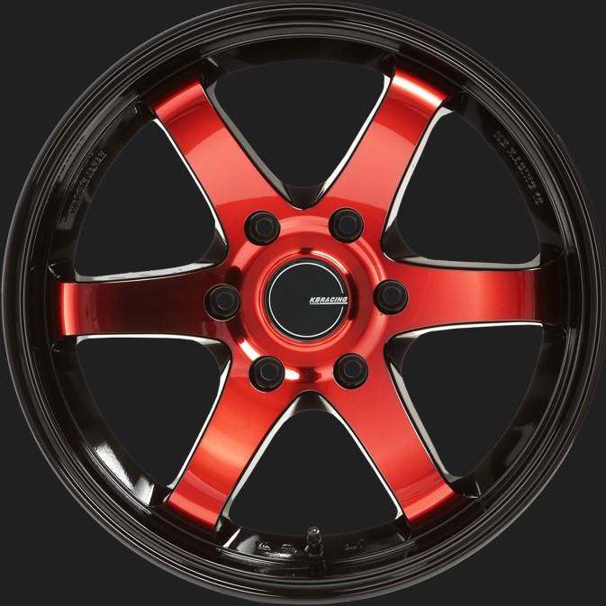 舞杏 KBレーシングMAX レッドクリアSP 18インチ 【厳選輸入225