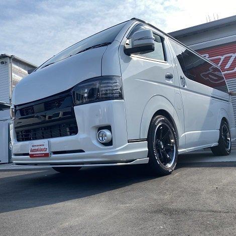 200系ハイエースナロー用カナード ハイエース200系 ナロー フリッパー フルバンパーサイズ