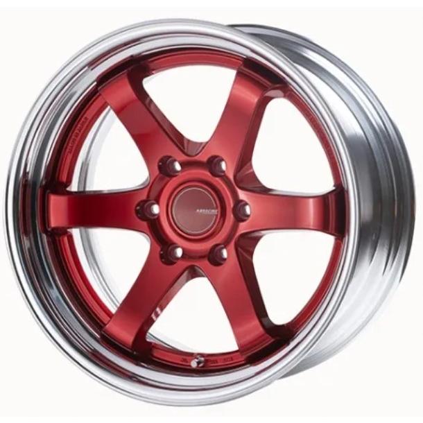 ⭐︎ゆうぽたKBレーシング2 18インチホイール 舞杏(カズキオート) KBレーシング2 キャンディレッド 18インチ