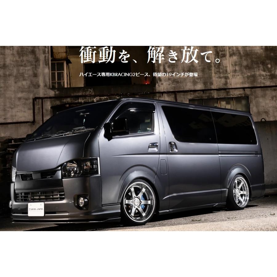 舞杏【BUANJAPAN】KB-RACING2(2P)19インチ8.0J〜11.5J ブラック