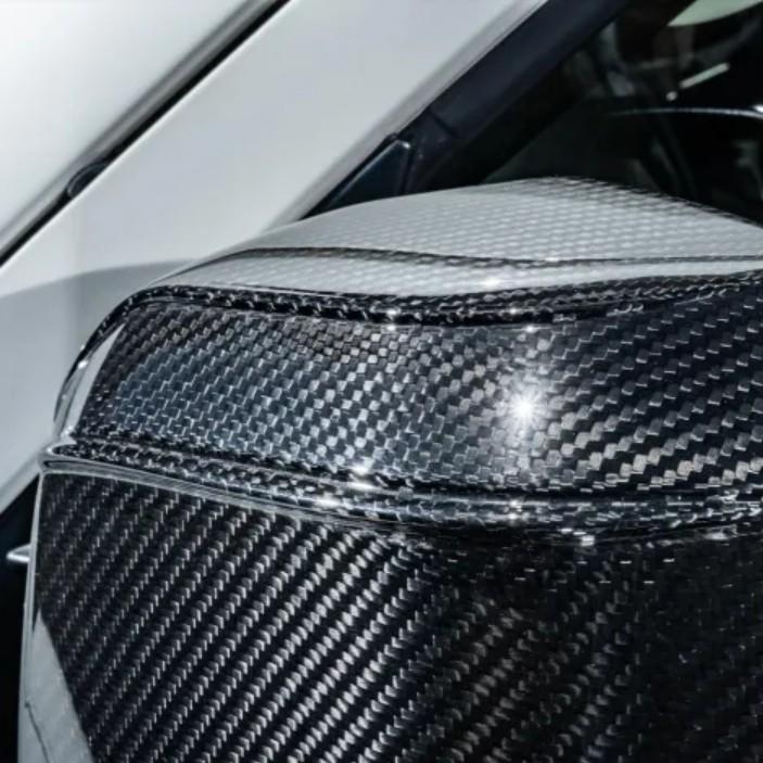 200系ハイエース5型以降〜GT-Sドアミラーカバー左右2個セット(ドライ