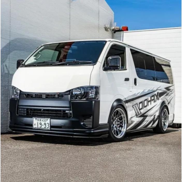 200系ハイエース5型以降〜GT-Sドアミラーカバー左右2個セット(ドライ