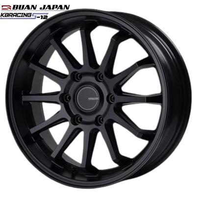 KBレーシングS-12 18インチ6.5J+38【225/50R18ホイールタイヤセット