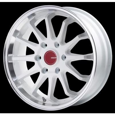 KBレーシングS-12 18インチ6.5J+38【225/50R18ホイールタイヤセット