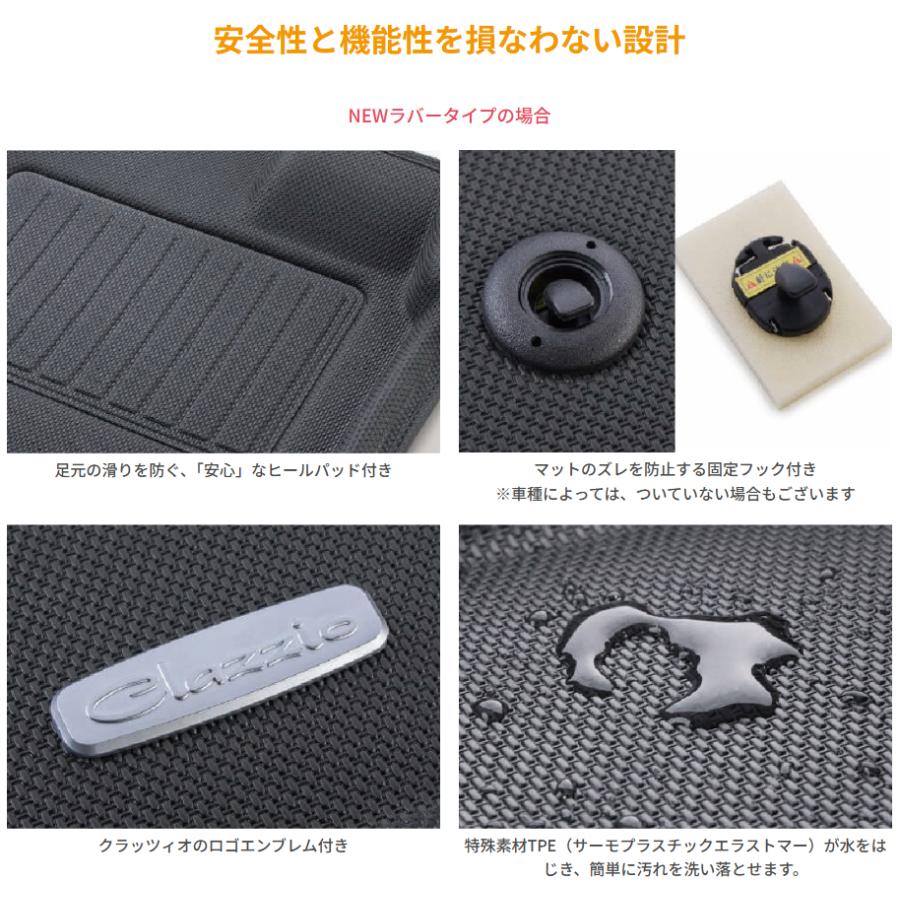 クラッツィオ(Clazzio)New立体マット ラバータイプ1台分セット JC74W