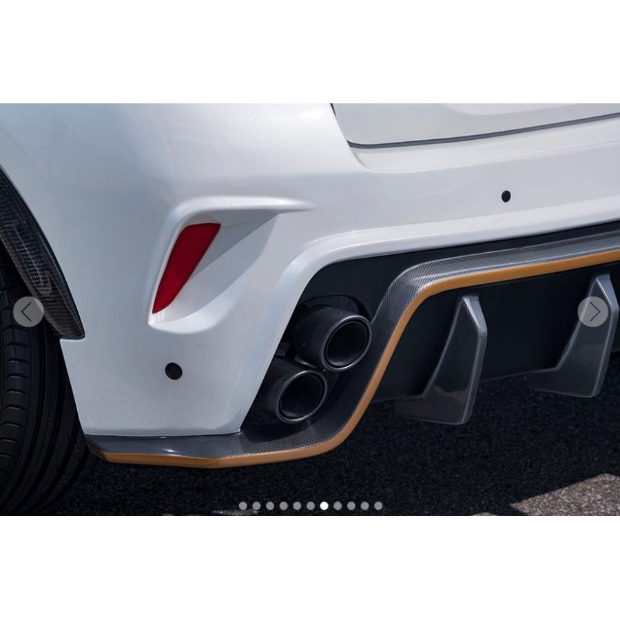 値下げ対応可！！CH-Rリヤバンパー　モデリスタスポイラー、マフラーカッター付き中古 C-HR リアバンパースポイラー未塗装/マフラーカッター左右4本出し