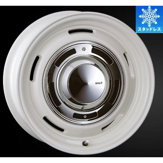 DEAN CROSS COUNTRY 4本メッキホイール スタッドレスタイヤ付 OBSERVE 送料無料 スタッドレスタイヤホイールセット 185/85R16 105N