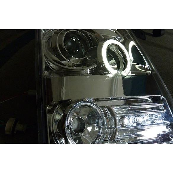 ワゴンR！МH21.22用クリアヘッドライト ワゴンR MH21/22 プロジェクターヘッドライト LEDライン クリア