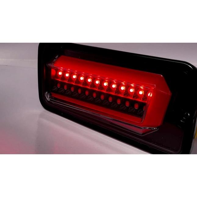 S500系・S200系ハイゼットトラック/ピクシストラック/サンバーチューブフルLEDテールレンズ 流れるウインカー(シーケンシャル) クリアワールド