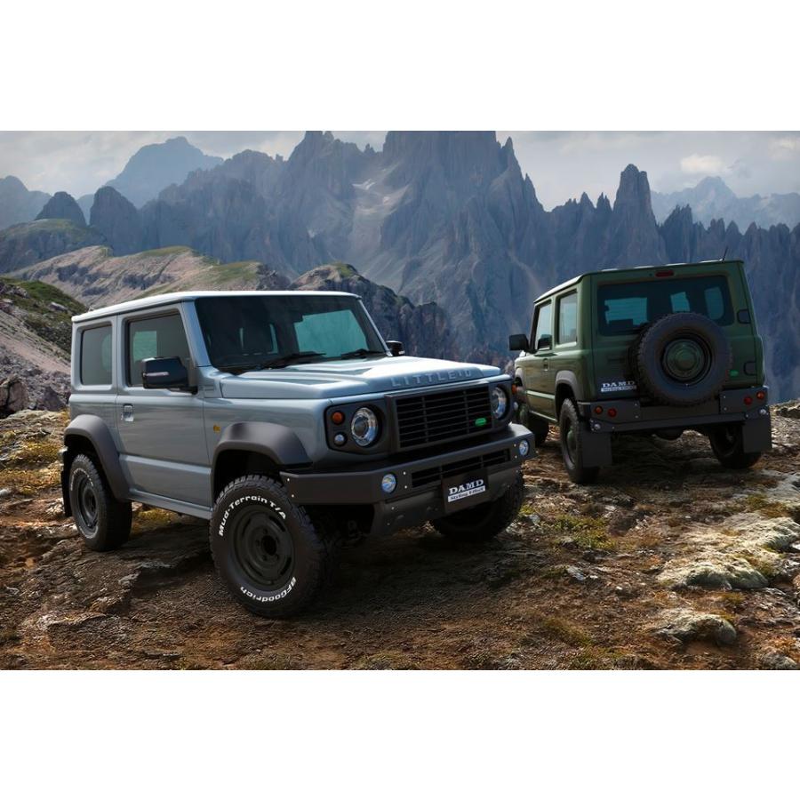 DAMD(ダムド) little D. リトルD AOLデカール ジムニーシエラJB74W