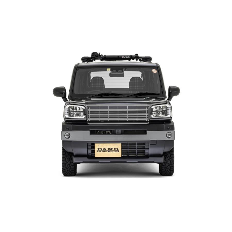 シートカバー(グレー×チェック)LA900/910Sタフト【ダムド/DAMD