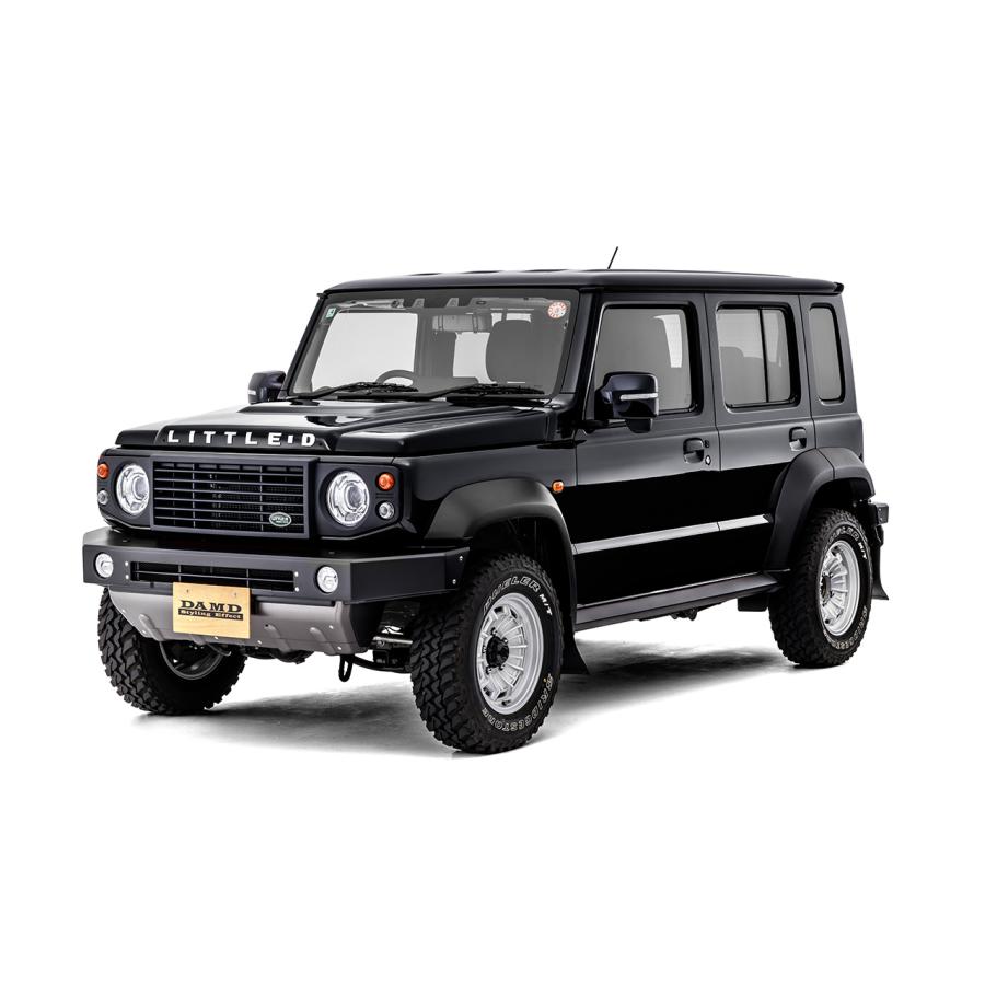 JC74ジムニーノマド リトルDフロントグリルマットブラック塗装
