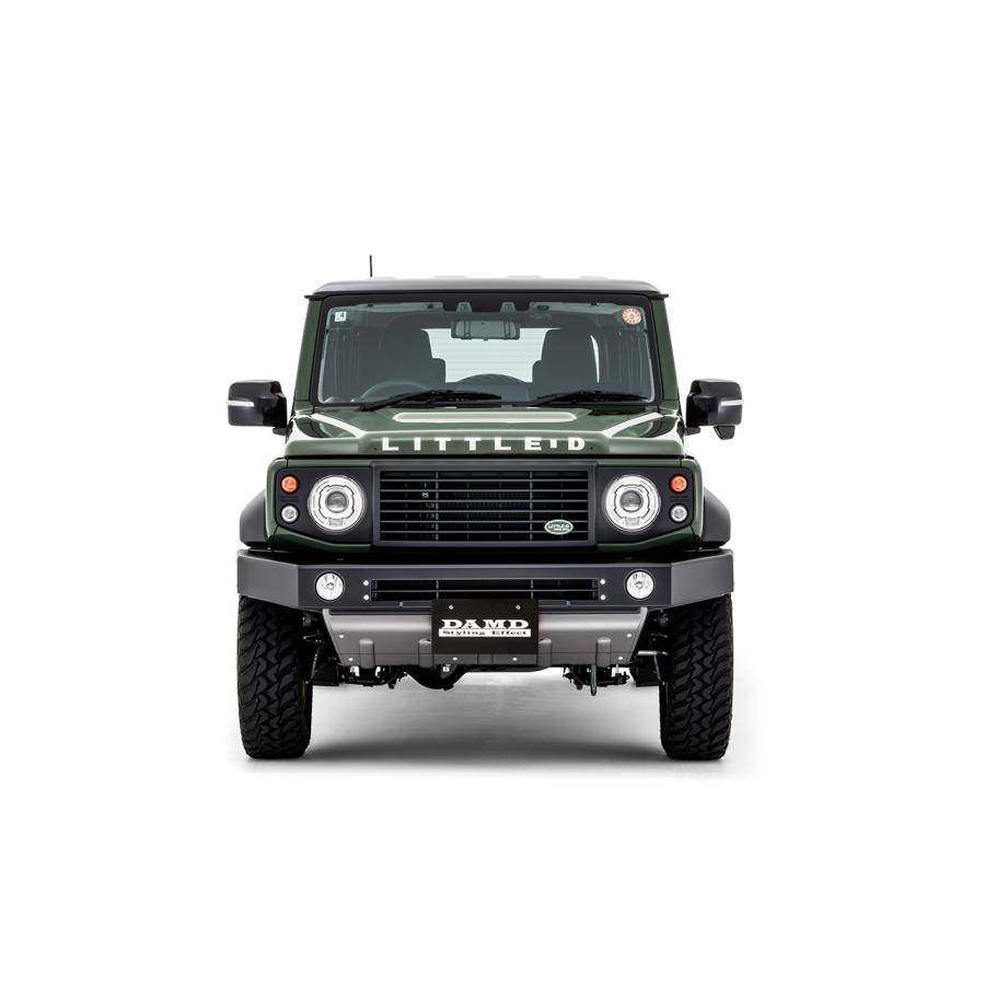 JC74ジムニーノマド リトルDフロントグリルマットブラック塗装済み