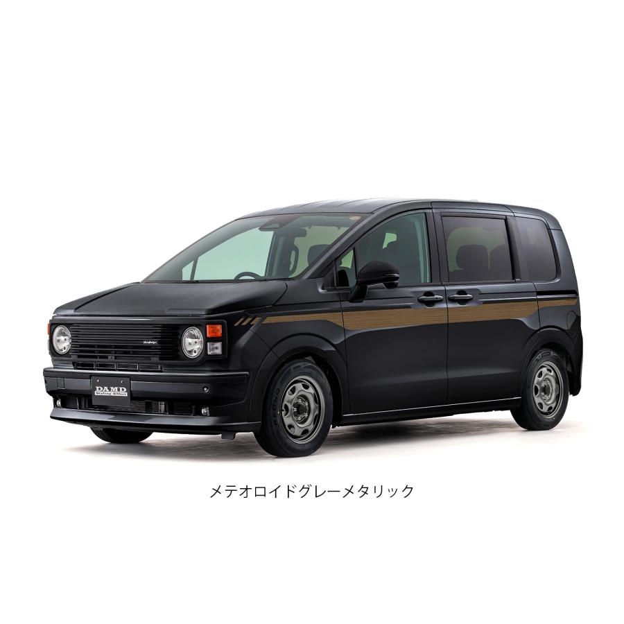 GT5/7フリードAIR e:HEV(アイソレーター)ウッド調サイドデカール左右セット【ダムド/DAMD】の画像
