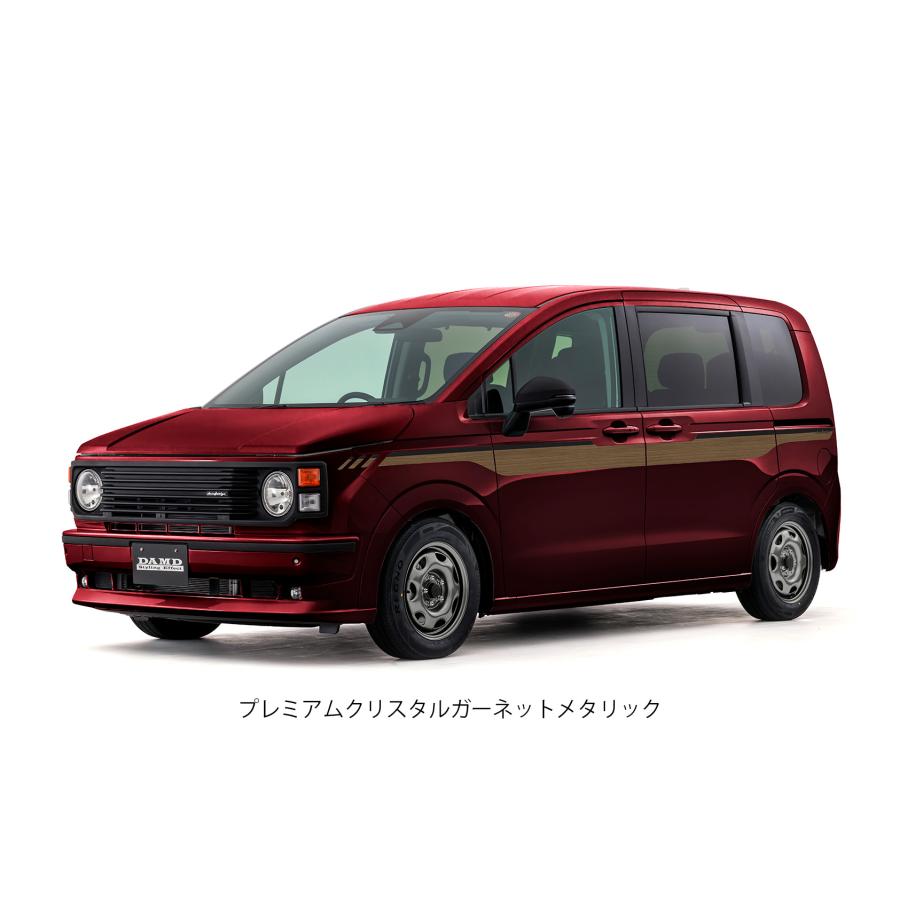 GT5/7フリードAIR e:HEV(アイソレーター)ウッド調サイドデカール左右セット【ダムド/DAMD】の画像