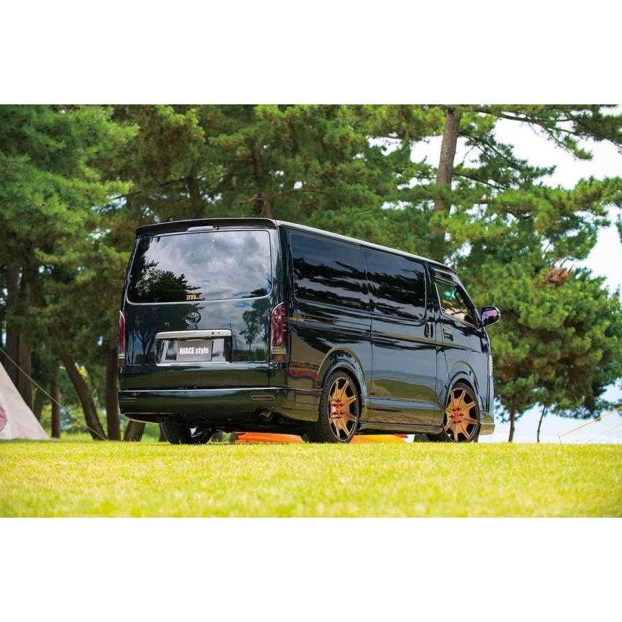 200系ハイエース【標準ボディ】専用 Identityハーフスポイラーエアロ3