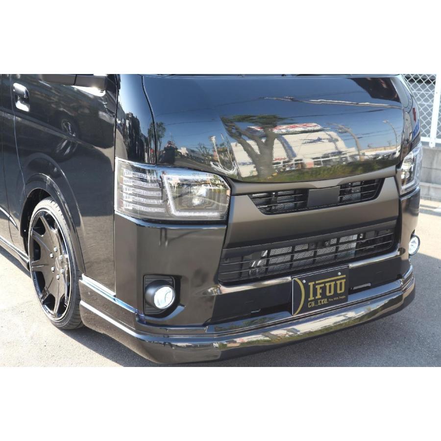 200系ハイエース標準ボディ専用 Identityフロントハーフスポイラー未