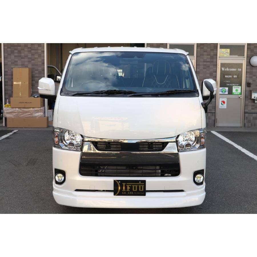 200系ハイエース標準ボディ専用 Identityフロントハーフスポイラー未