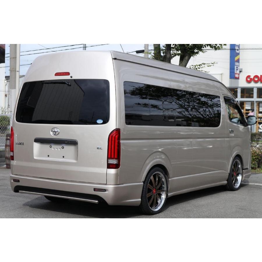 IFUU Identity Against S9 200系 ハイエース17インチ 200系ハイエース Identityリアアンダースポイラー未塗装【Dynasty