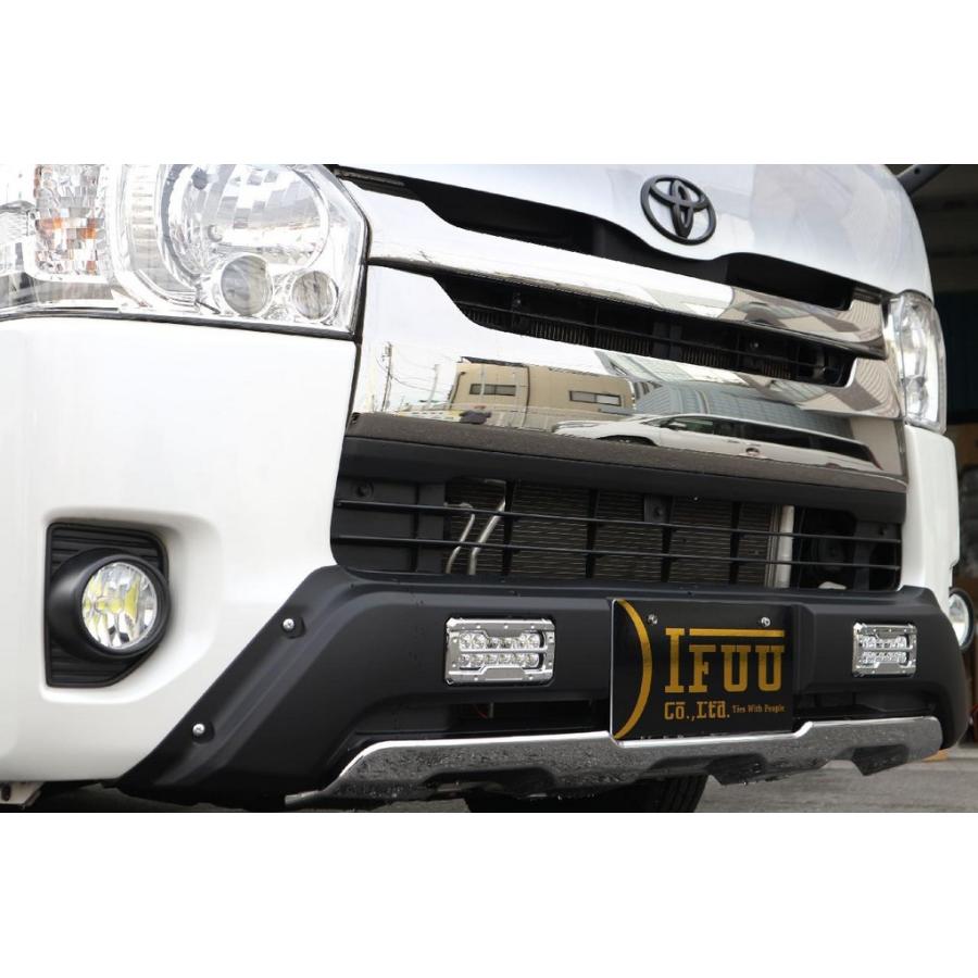 200系ハイエース【標準ボディ専用】Identityフロントバンパーガード