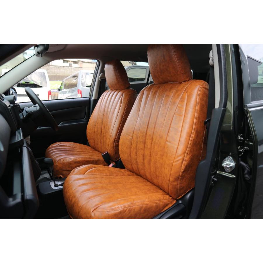 160系プロボックス専用ヴィンテージシートカバーキャメル【Dynasty