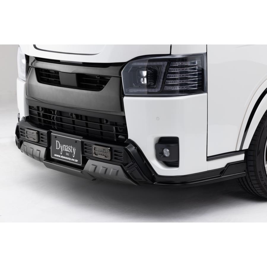 デザートライン】フロントスポイラーABS未塗装 200系ハイエース標準