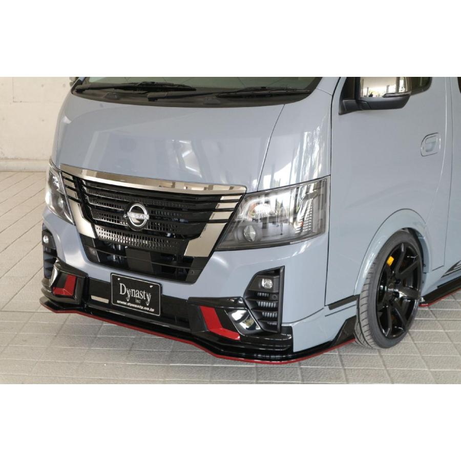 キャラバンE26標準ボディ ALIVE GT-VフロントハーフスポイラーABS製未