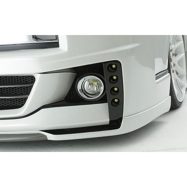 ダイナスティ(Dynasty)EXIST フロントバンパースポイラー未塗装/4連LED