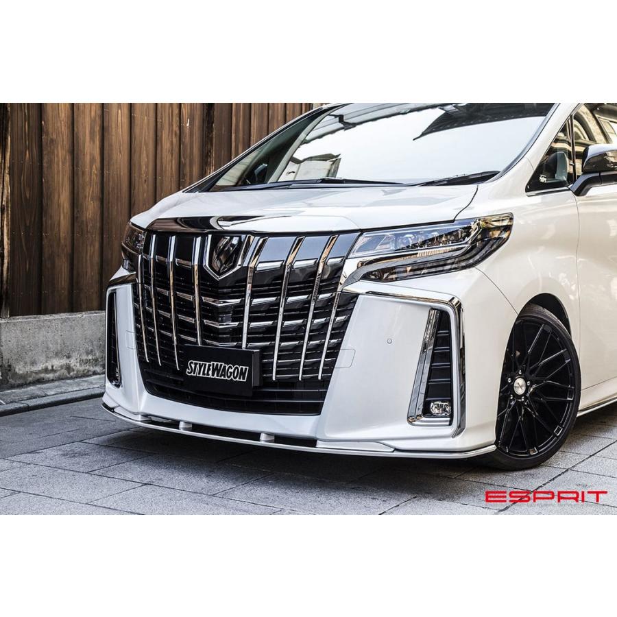 30系アルファード後期 PREMIEREフロントリップスポイラー未塗装 30系アルファード後期 PREMIEREフロントリップスポイラー未塗装