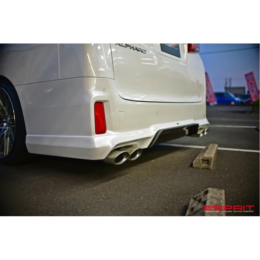 30系アルファード後期 PREMIEREリアスポイラー2ピース分割式未塗装