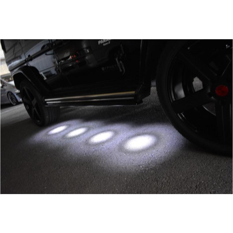 G-CLASS BENZ HYPNOTIZEサイドステップ未塗装＆LEDスポット(エスプリ
