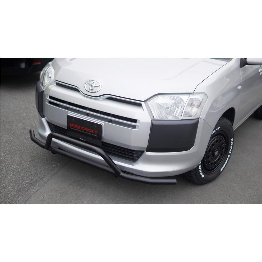 再入荷！　プロボックス160系　バンパーガード マットブラック　塗装済み品 160系プロボックス バンパーガードマットブラック(エスプリ/ESPRIT