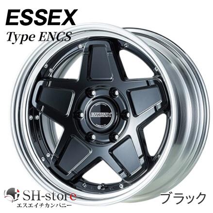 エセックス(ESSEX/CRS) ENCS(2P) ブラック 18インチ【225/50R18