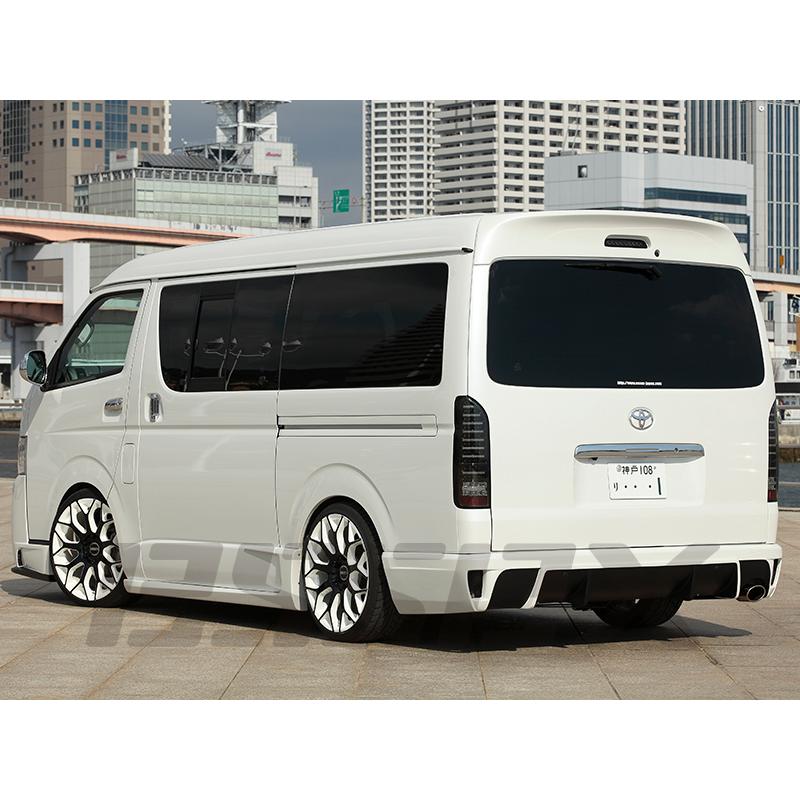 200系ハイエース1〜7型ワイドボディ】リアウイングスポイラー 200系ハイエース1〜7型ワイドボディ】リアウイングスポイラー