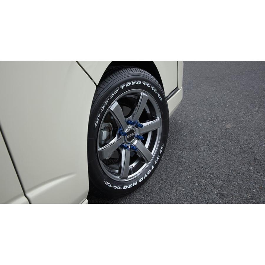ESSEX(エセックス) EC レッドクリア 18インチ 【厳選輸入225/50R18ホイールタイヤセット】 200系ハイエースに最適〈タイヤ銘柄選べます！〉の画像