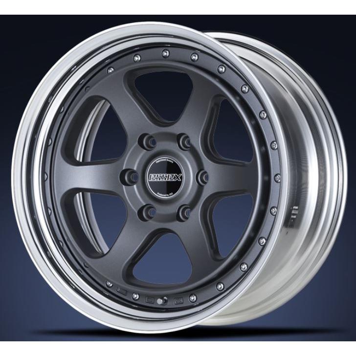 ESSEX(エセックス) タイプEL 2P マットガンメタリック 17インチ 【厳選輸入215/60R17ホイールタイヤセット】 200系ハイエースに最適〈タイヤ銘柄選べます！〉