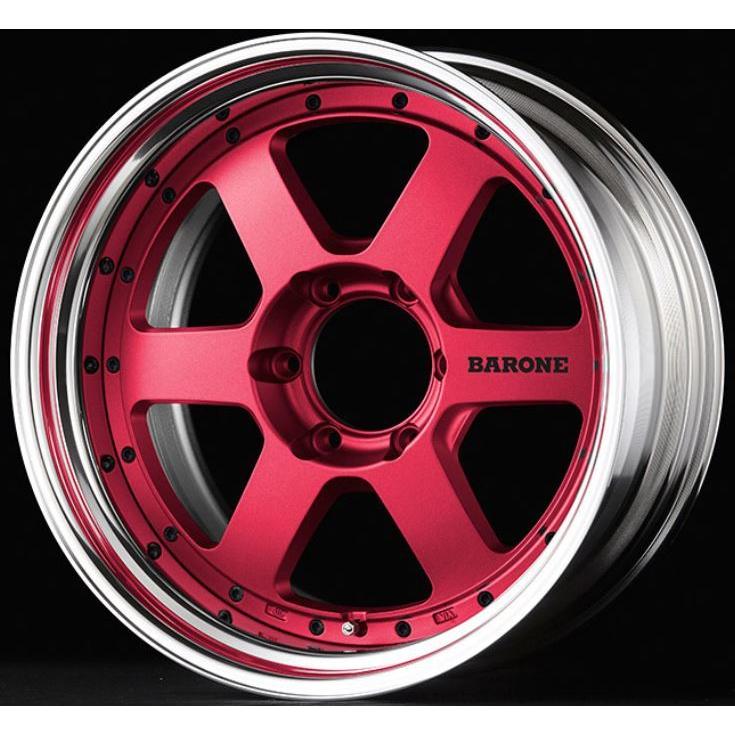ファブレス ヴァローネRS-6 2P マットレッド 18インチ 【厳選輸入225 