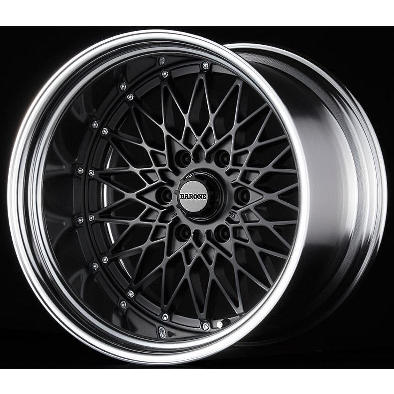 ファブレス BARONE RM-6(2P) マットブラック 16インチ 【厳選輸入215