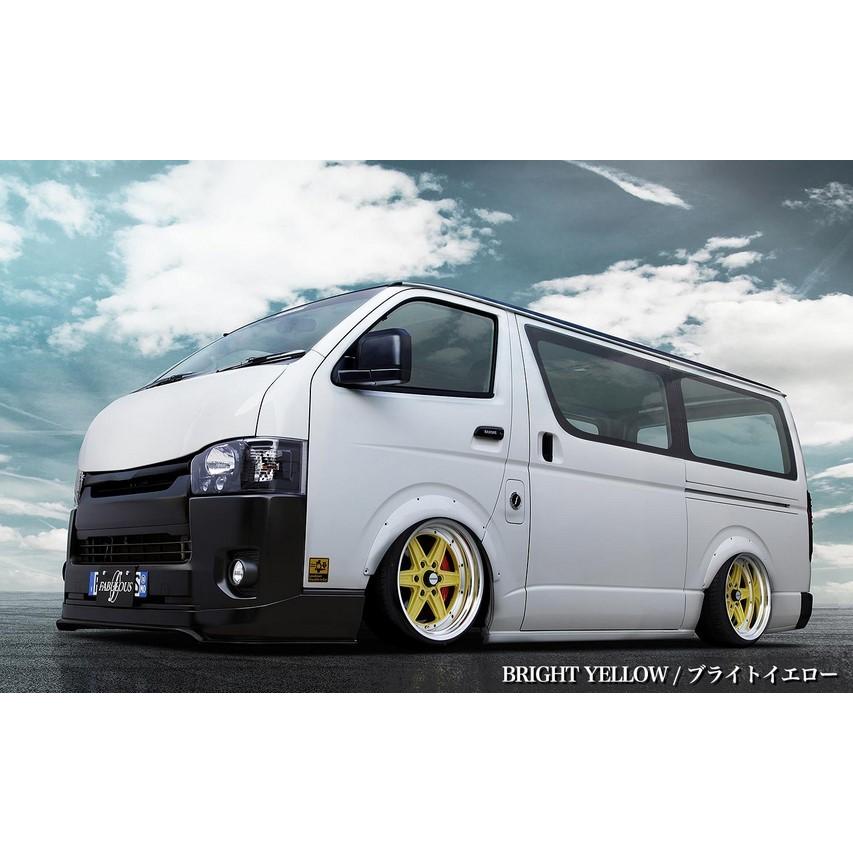 ファブレス ヴァローネMK-6 2P グロスブラック 19インチ 【厳選輸入225/40R19ホイールタイヤセット】 200系ハイエースに最適〈タイヤ銘柄選べます！〉の画像